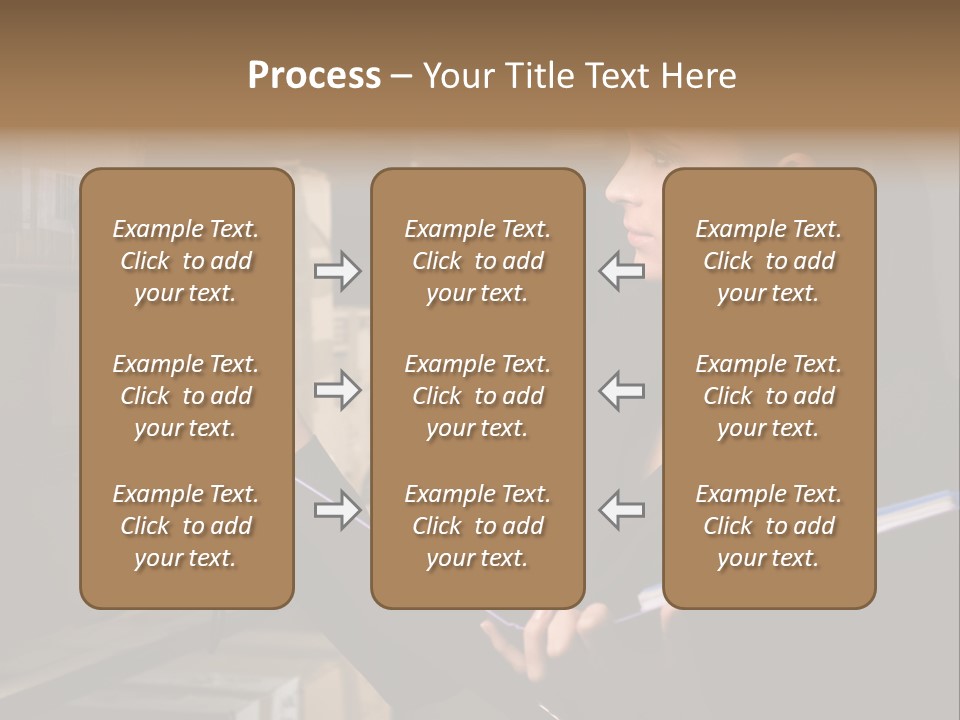 Data Woman Girl PowerPoint Template