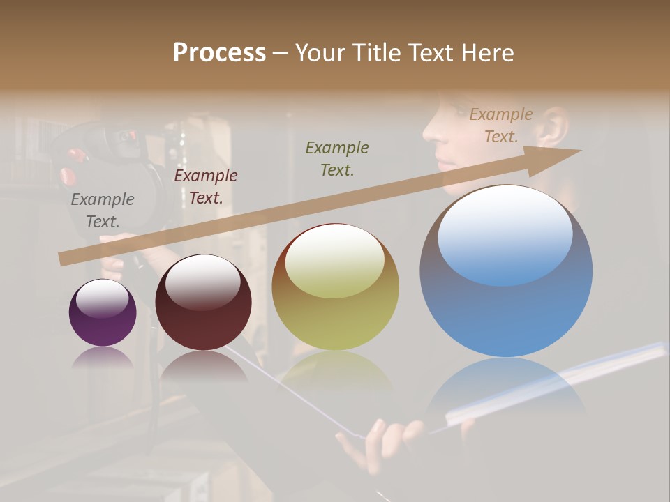 Data Woman Girl PowerPoint Template