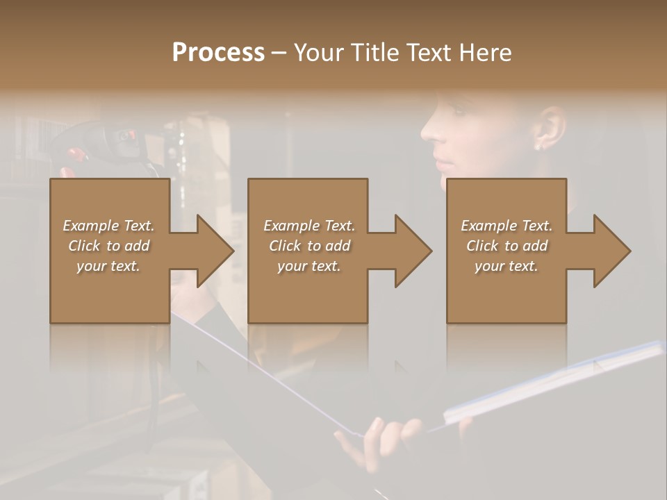 Data Woman Girl PowerPoint Template