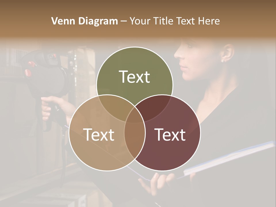 Data Woman Girl PowerPoint Template