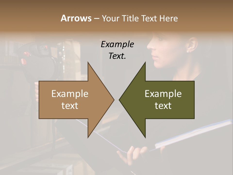 Data Woman Girl PowerPoint Template