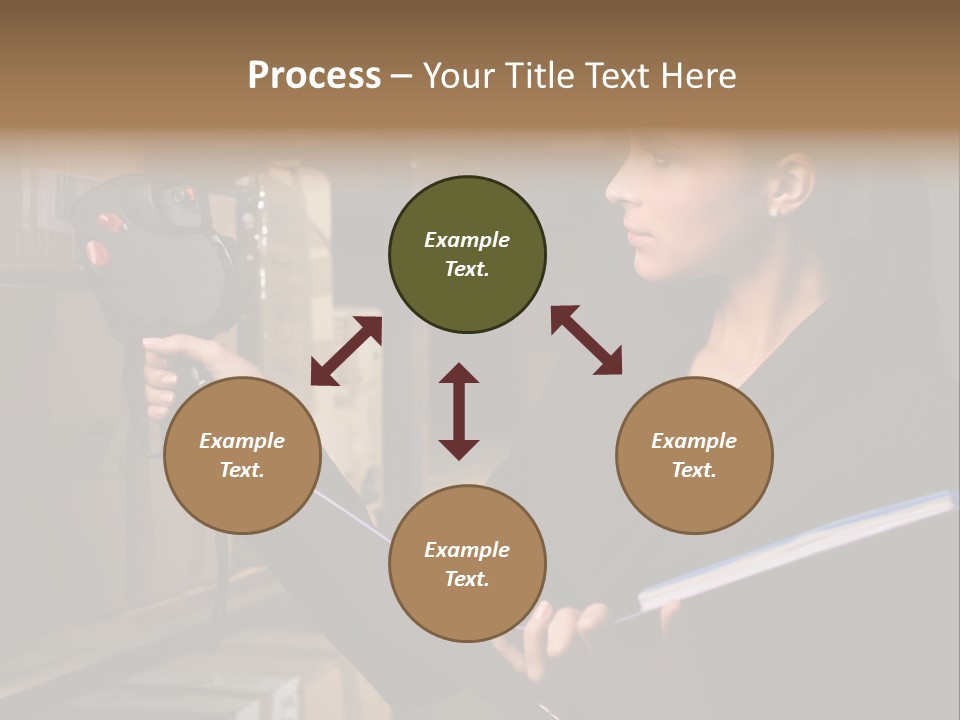Data Woman Girl PowerPoint Template