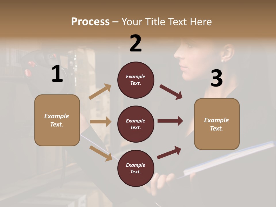 Data Woman Girl PowerPoint Template