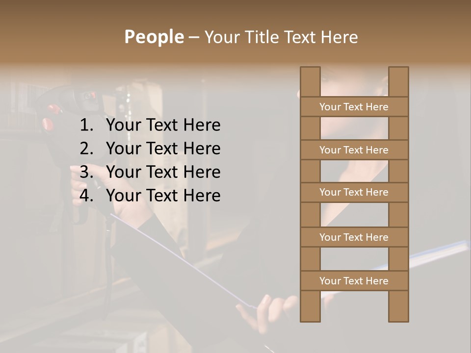 Data Woman Girl PowerPoint Template