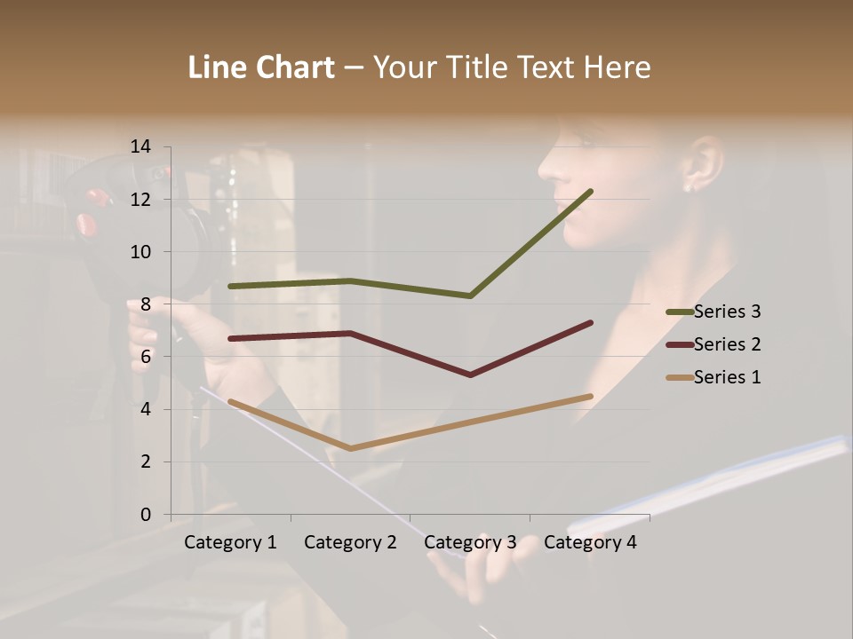 Data Woman Girl PowerPoint Template