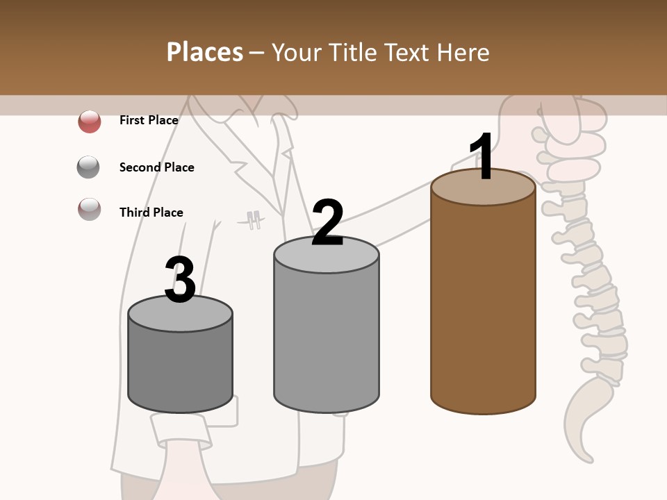 Treat Chiropractic Illustration PowerPoint Template