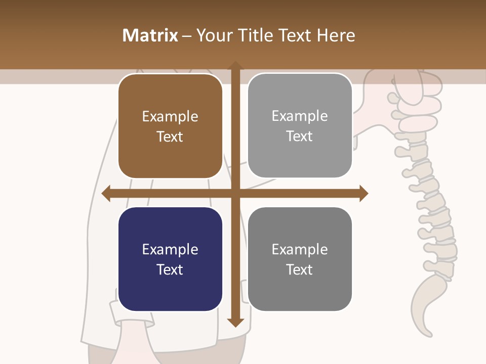 Treat Chiropractic Illustration PowerPoint Template
