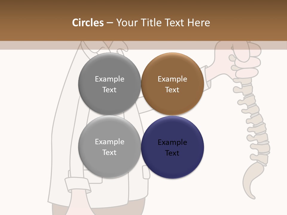 Treat Chiropractic Illustration PowerPoint Template