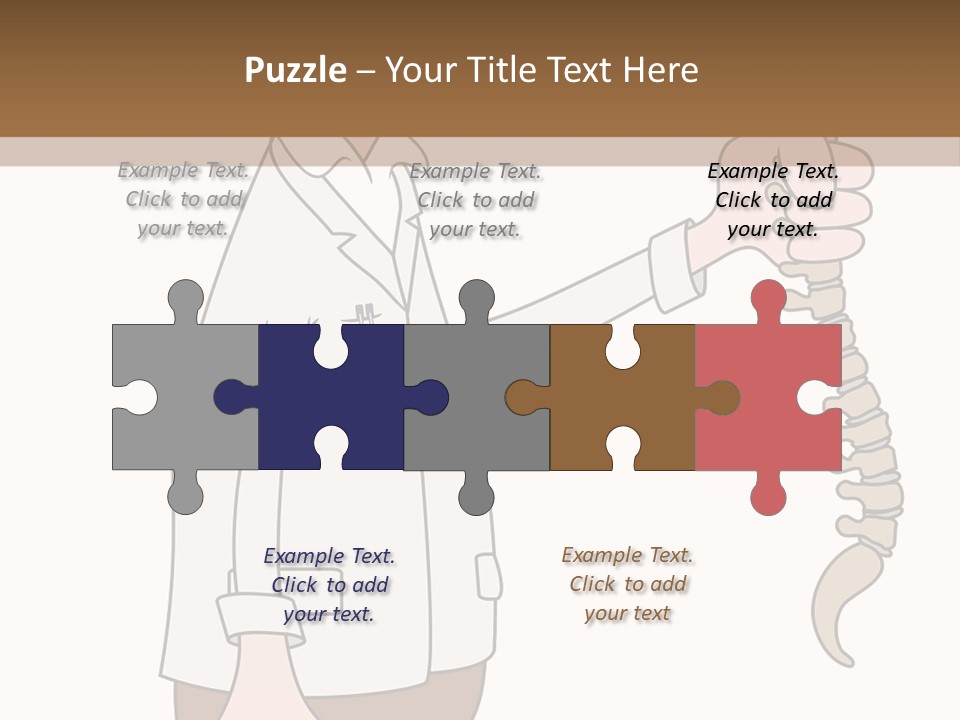 Treat Chiropractic Illustration PowerPoint Template