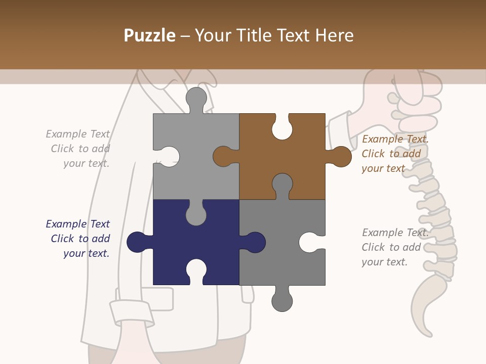 Treat Chiropractic Illustration PowerPoint Template