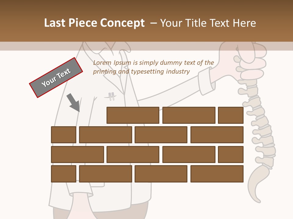 Treat Chiropractic Illustration PowerPoint Template