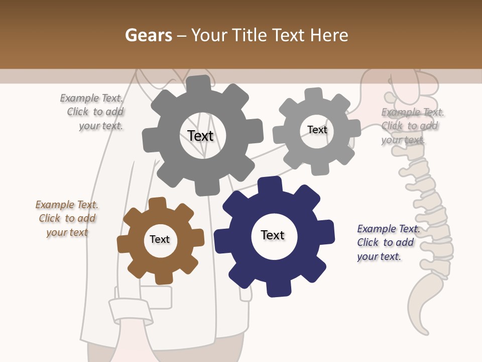 Treat Chiropractic Illustration PowerPoint Template