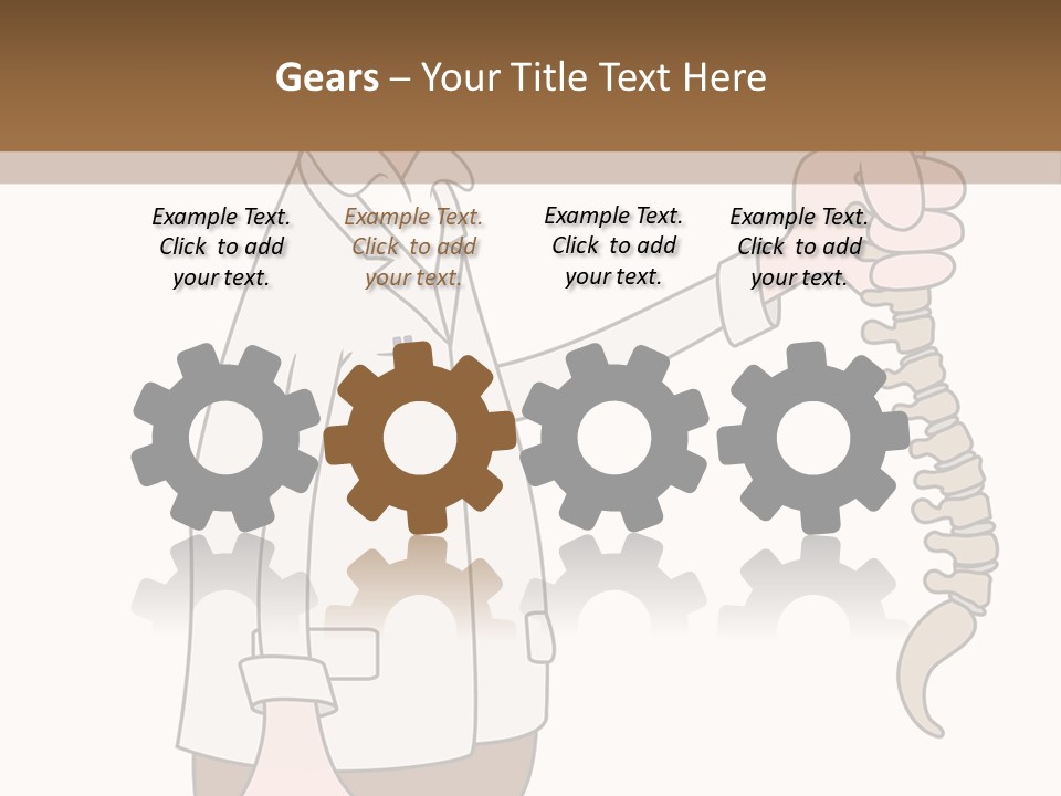 Treat Chiropractic Illustration PowerPoint Template