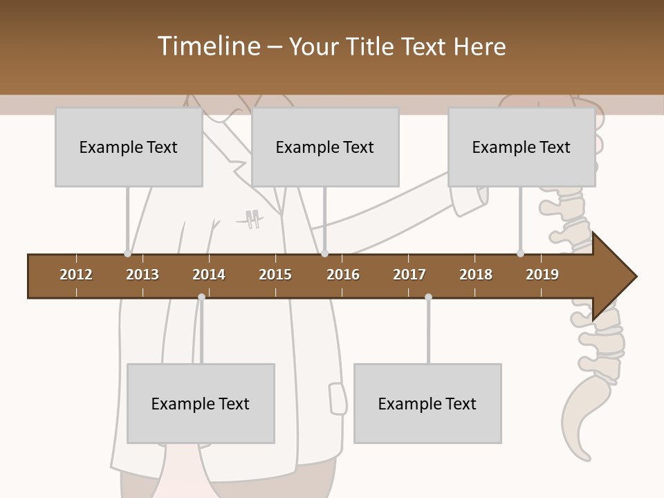 Treat Chiropractic Illustration PowerPoint Template