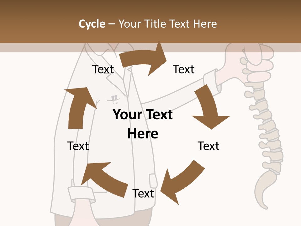 Treat Chiropractic Illustration PowerPoint Template