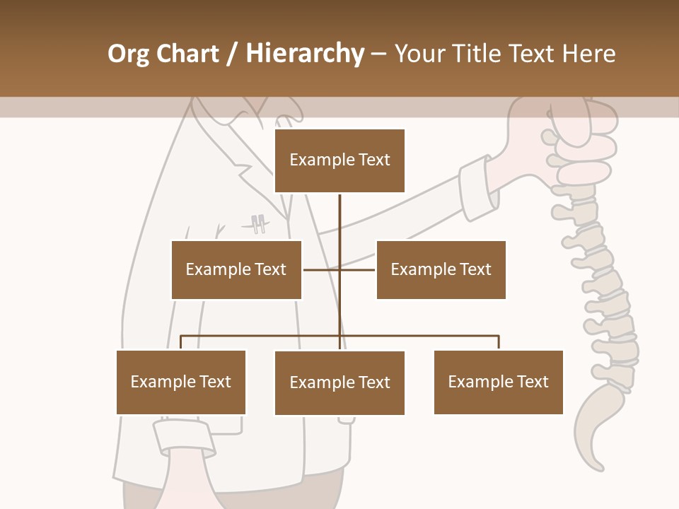 Treat Chiropractic Illustration PowerPoint Template