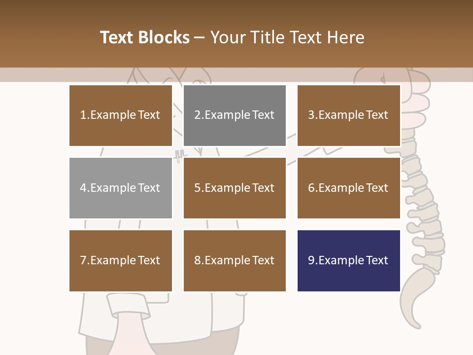 Treat Chiropractic Illustration PowerPoint Template