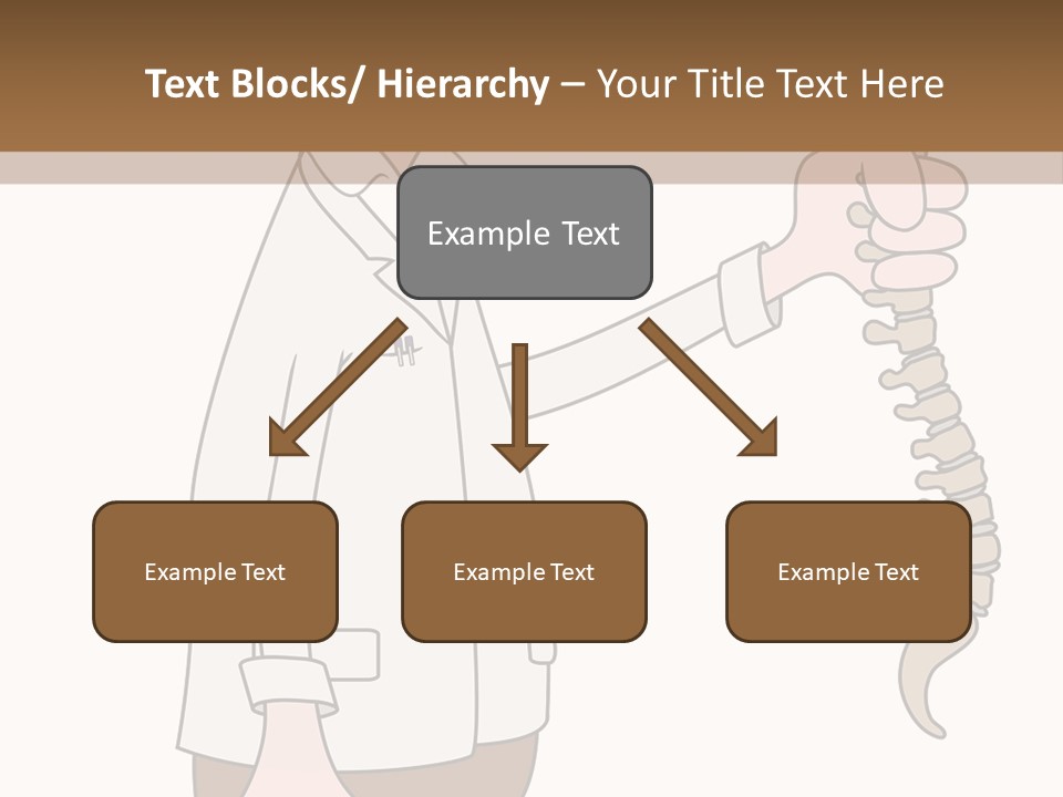 Treat Chiropractic Illustration PowerPoint Template