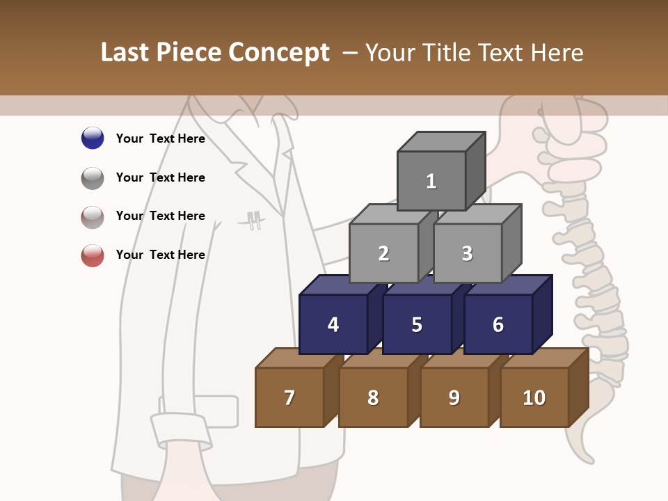 Treat Chiropractic Illustration PowerPoint Template