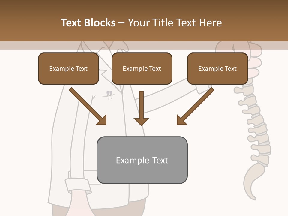 Treat Chiropractic Illustration PowerPoint Template