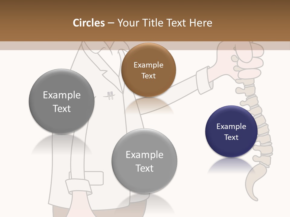 Treat Chiropractic Illustration PowerPoint Template