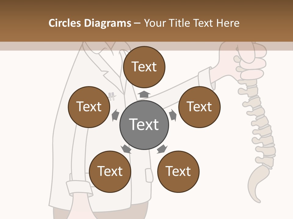 Treat Chiropractic Illustration PowerPoint Template