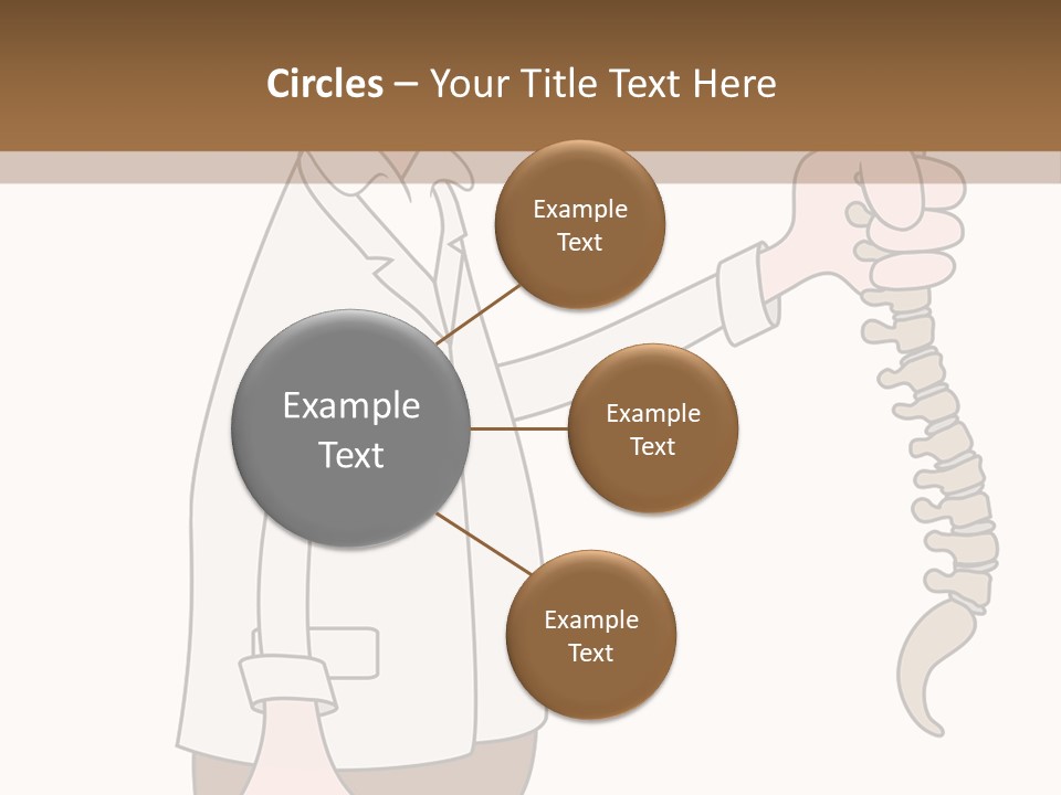 Treat Chiropractic Illustration PowerPoint Template