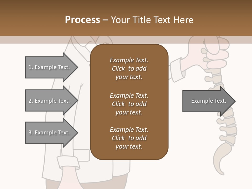 Treat Chiropractic Illustration PowerPoint Template