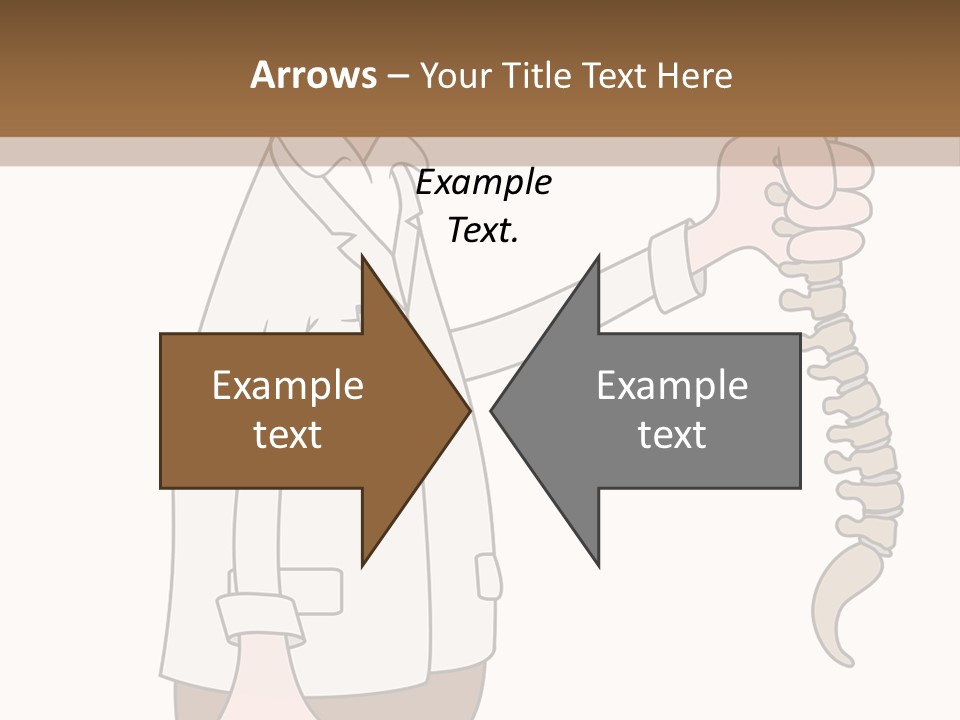 Treat Chiropractic Illustration PowerPoint Template