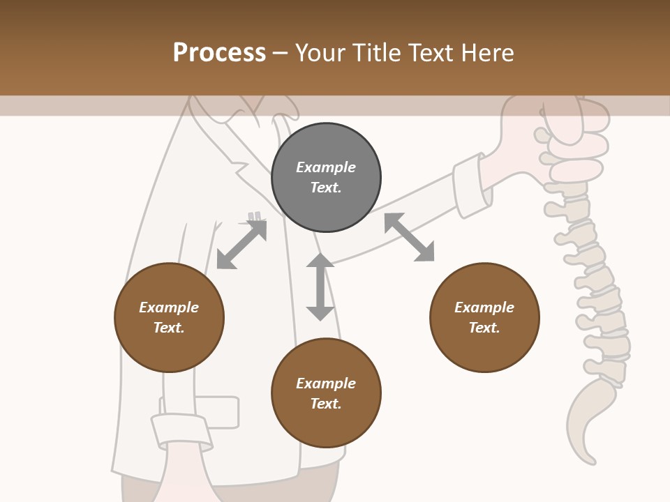 Treat Chiropractic Illustration PowerPoint Template