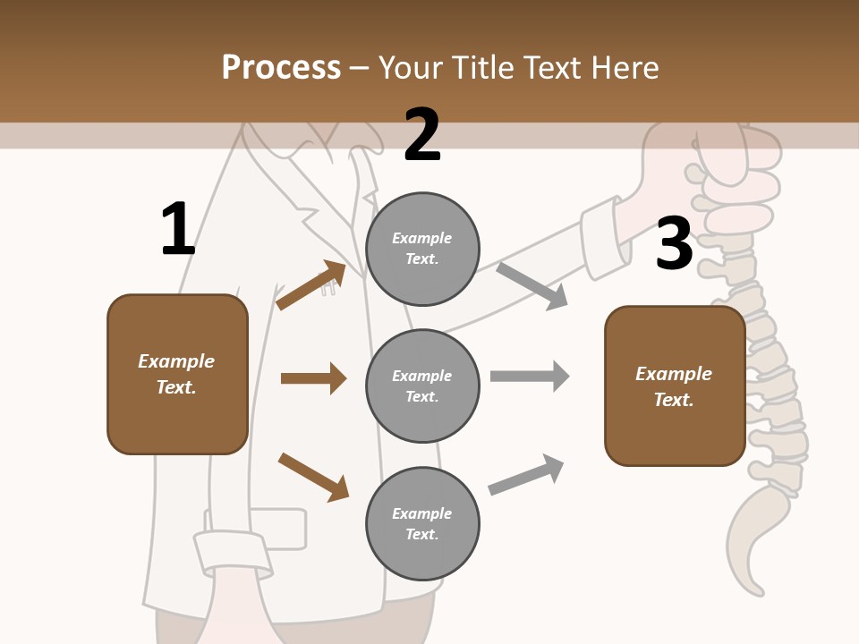 Treat Chiropractic Illustration PowerPoint Template