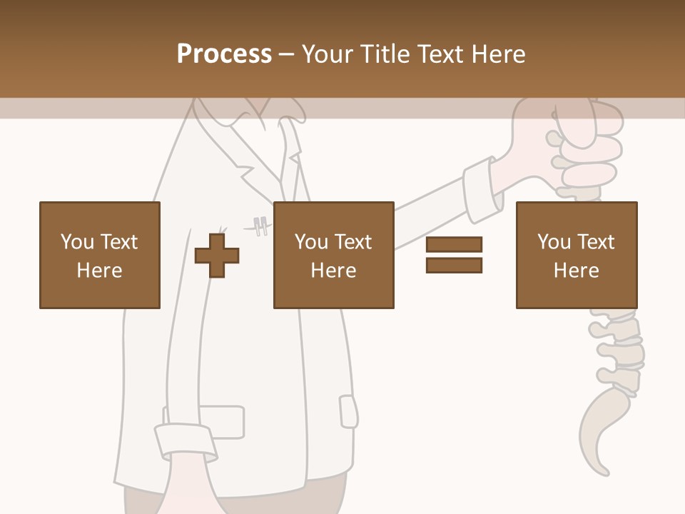 Treat Chiropractic Illustration PowerPoint Template