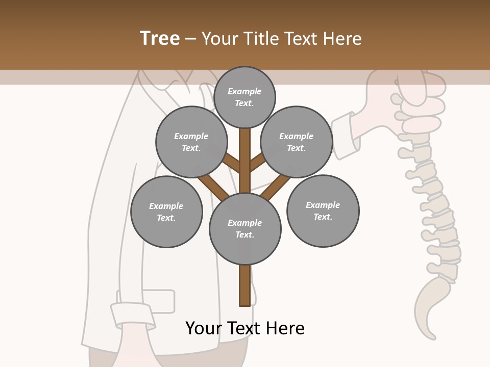 Treat Chiropractic Illustration PowerPoint Template