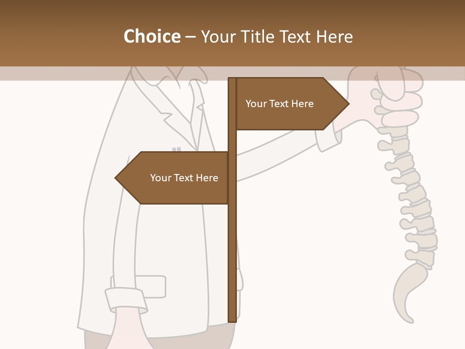 Treat Chiropractic Illustration PowerPoint Template