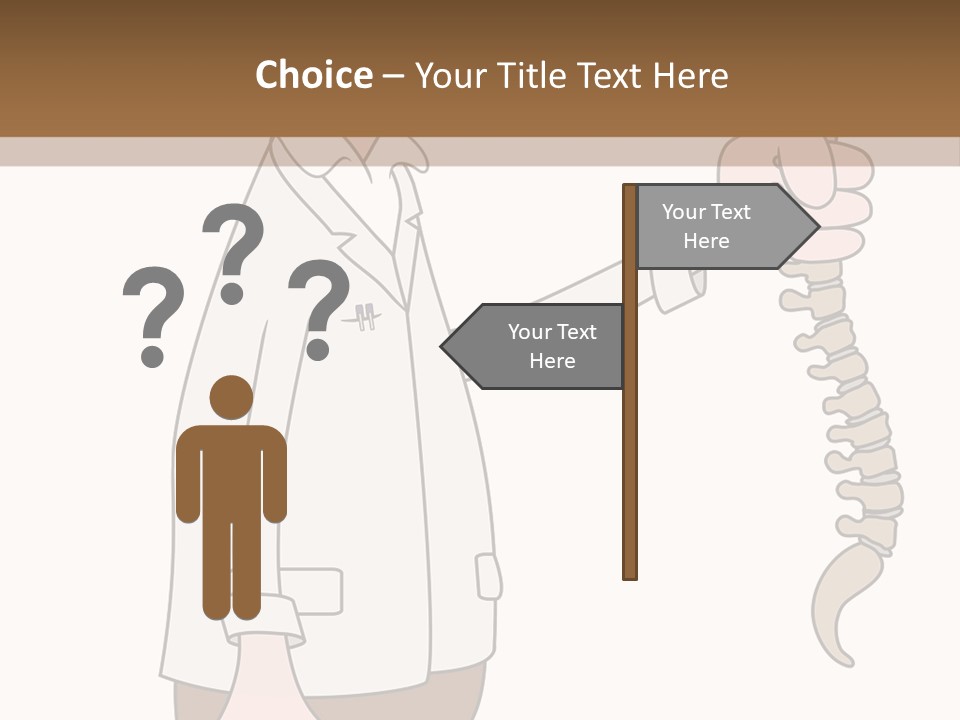 Treat Chiropractic Illustration PowerPoint Template