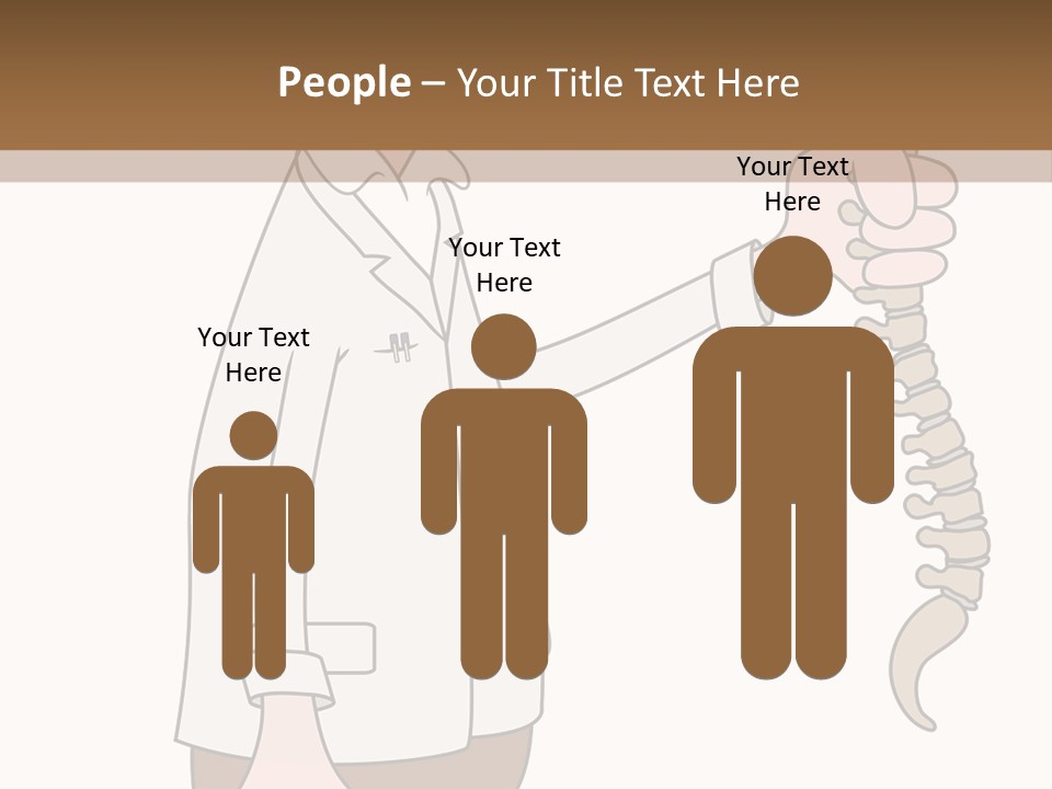 Treat Chiropractic Illustration PowerPoint Template