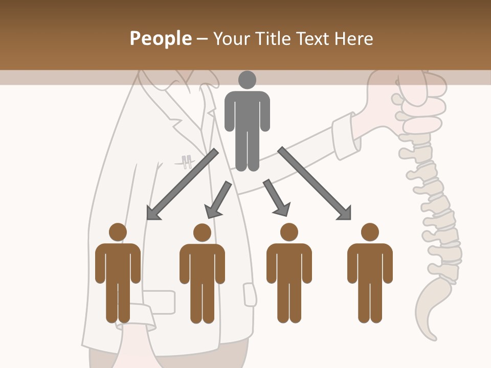 Treat Chiropractic Illustration PowerPoint Template