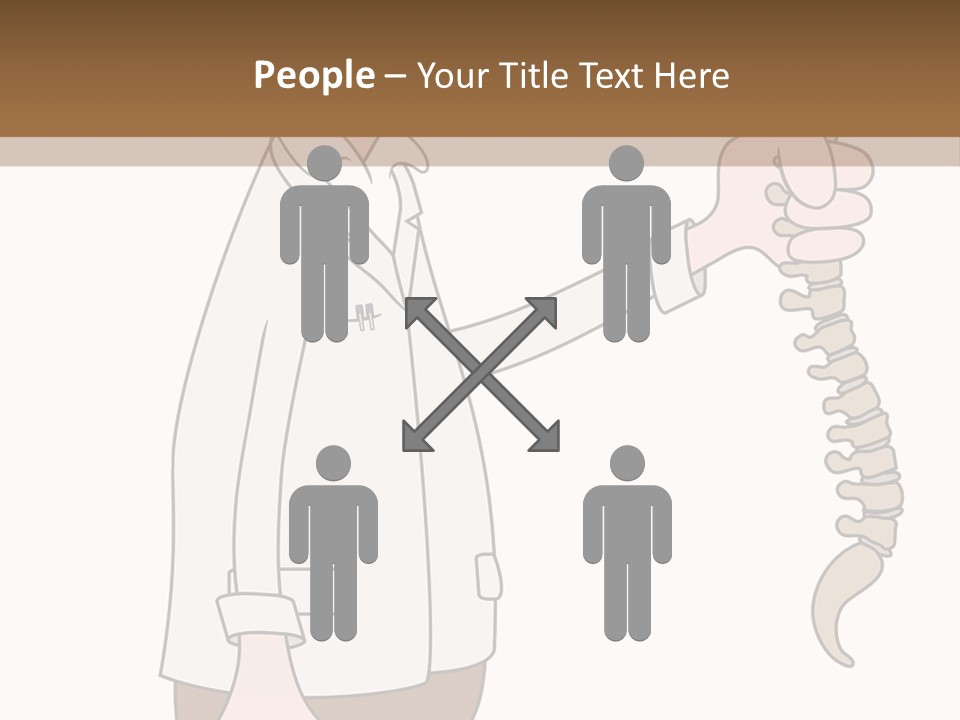 Treat Chiropractic Illustration PowerPoint Template