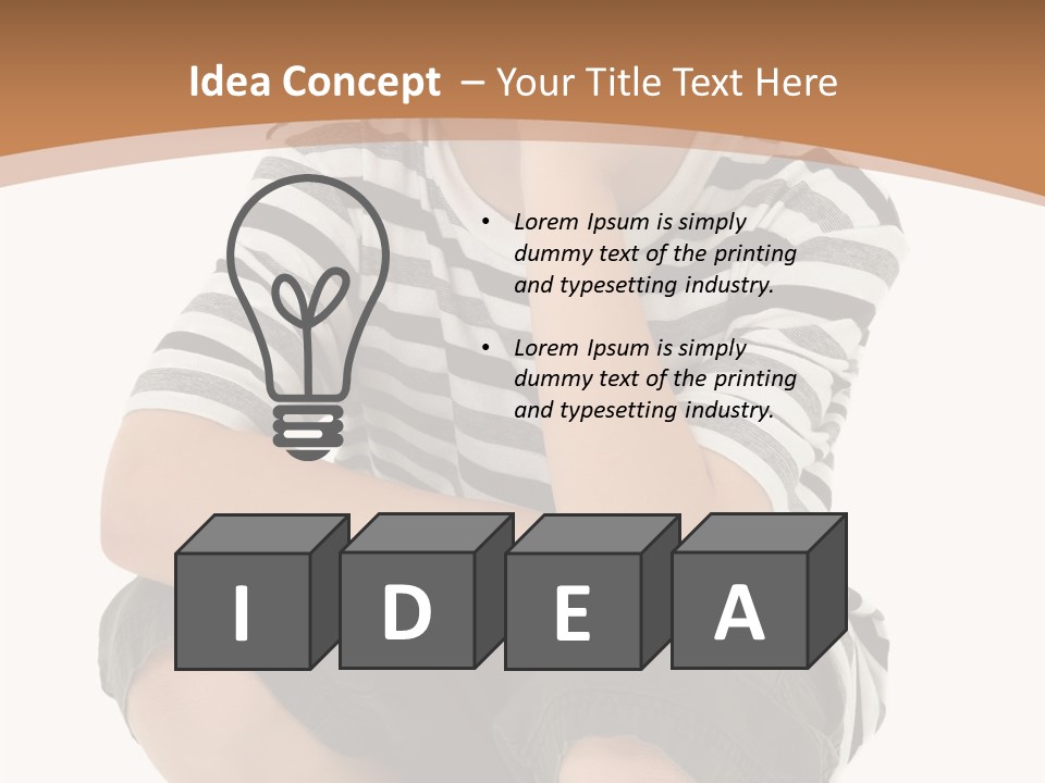 Concept Deciding Fashion PowerPoint Template