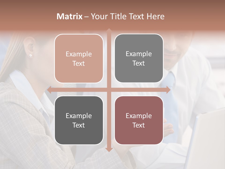 Teamwork Colleagues Three PowerPoint Template