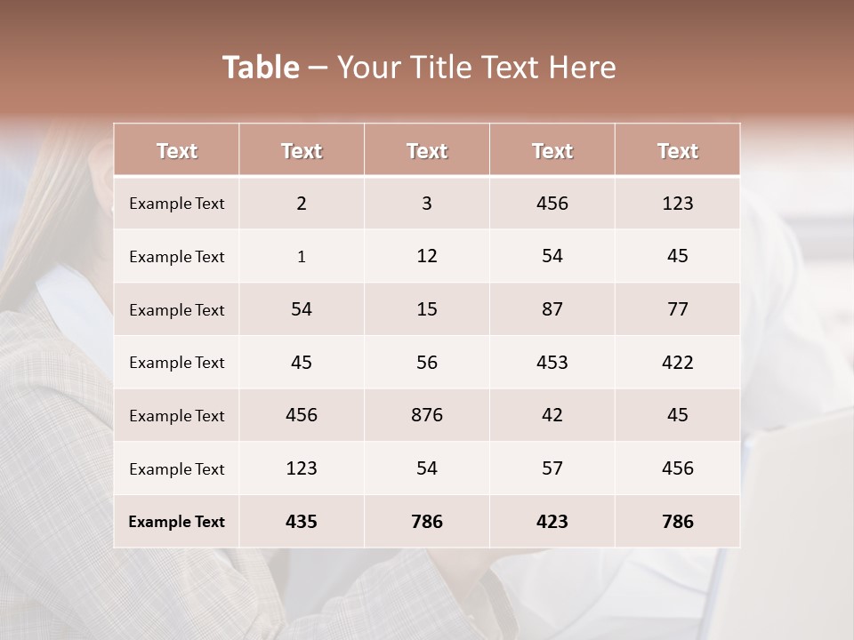 Teamwork Colleagues Three PowerPoint Template