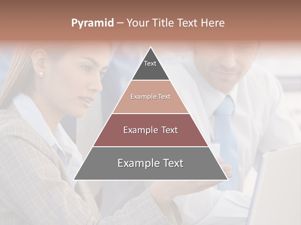 Teamwork Colleagues Three PowerPoint Template