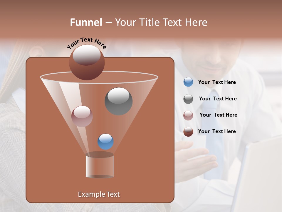 Teamwork Colleagues Three PowerPoint Template
