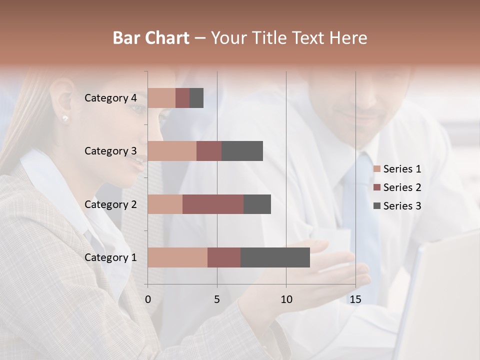 Teamwork Colleagues Three PowerPoint Template