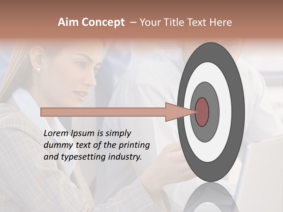 Teamwork Colleagues Three PowerPoint Template