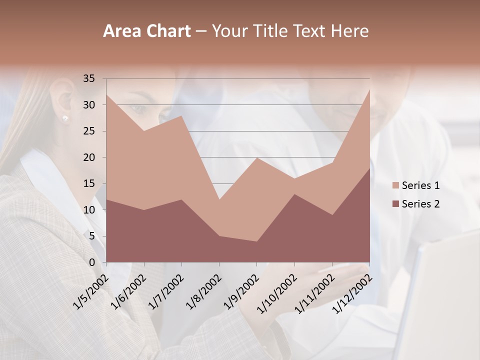 Teamwork Colleagues Three PowerPoint Template