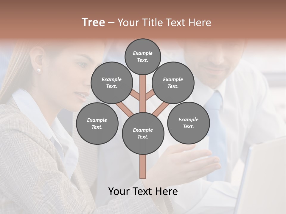 Teamwork Colleagues Three PowerPoint Template