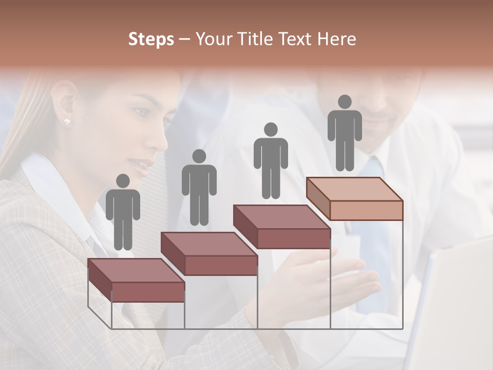 Teamwork Colleagues Three PowerPoint Template