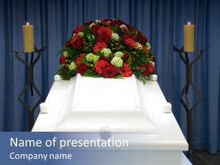 Ceremony Cemetery Dead PowerPoint Template
