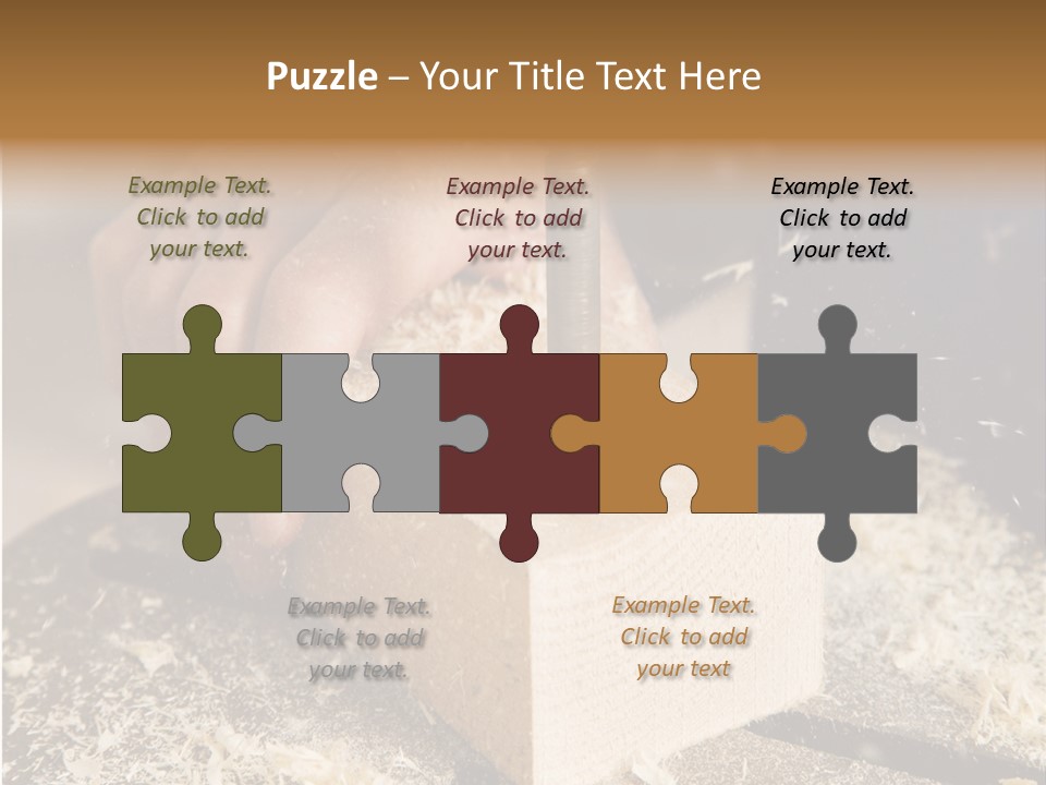 Economy Retirement Craftsmen PowerPoint Template